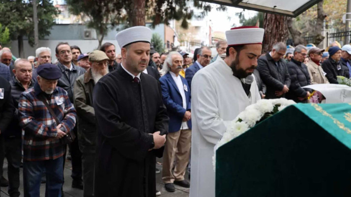 Canan Karatay'ın eşi son yolculuğuna uğurlandı