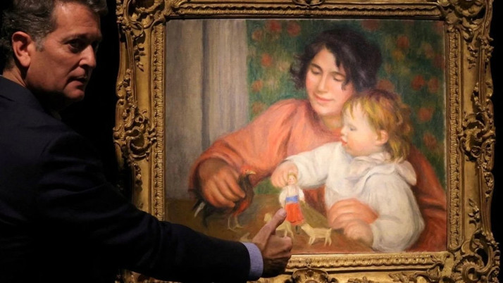 Gizli Renoir tablosu 88 milyon TL'ye satıldı