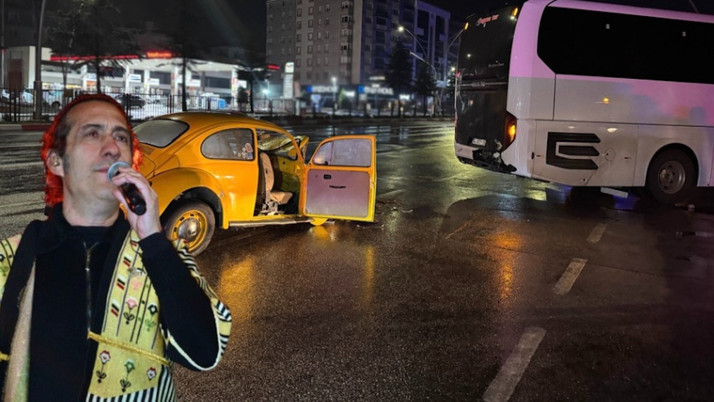 Kıraç'ın ekibi büyük korku atlattı! Uşak'ta ekip otobüsü kaza yaptı