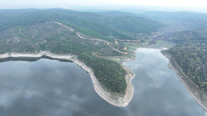 İstanbul'da yağış artışına rağmen barajlardaki su seviyesi düştü