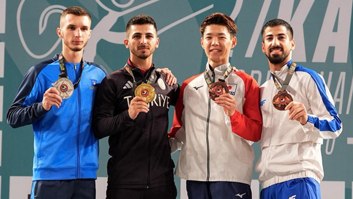 Milli karateci Eray Şamdan, dünya şampiyonu oldu