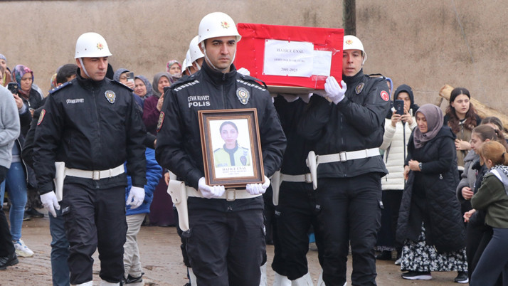 Şehit polis memuru Hatice Ünal Çankırı'da son yolculuğuna uğurlandı