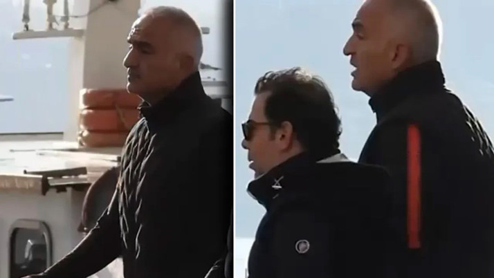 Bakan Ersoy, Bebek sahilinde yürüyüş yaparken görüntülendi