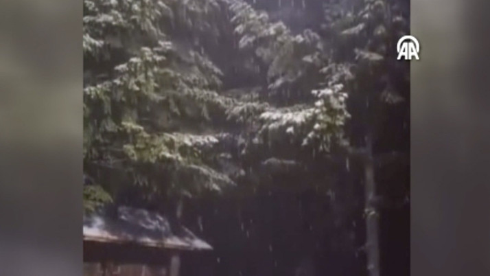 İstanbul'un yanı başında kar başladı!