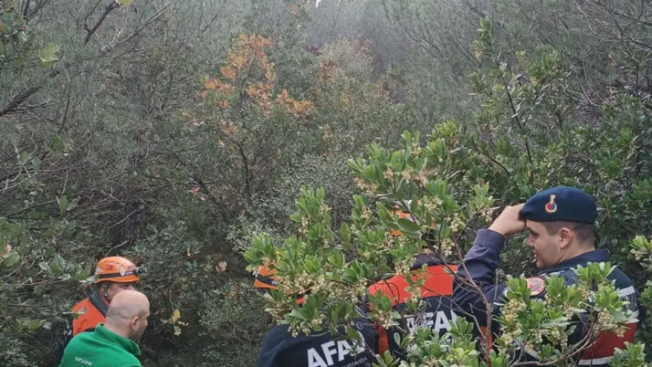 Bursa'da ormanlık alanda mahsur kalan kişi kurtarıldı