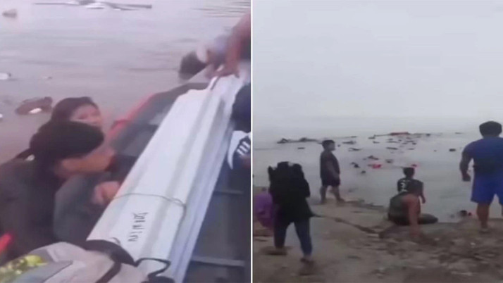 Toprak kayması nedeniyle iki yolcu teknesi battı: 13 ölü, 57 kayıp