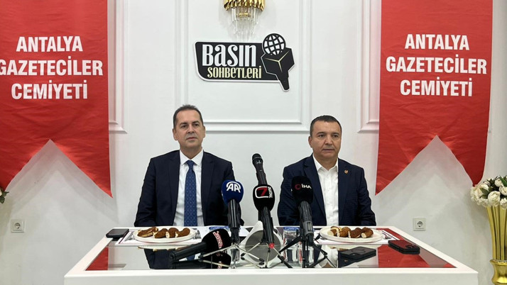 Antalyaspor Başkanı Perçin, "Basın Sohbetleri"nde önemli açıklamalarda bulundu