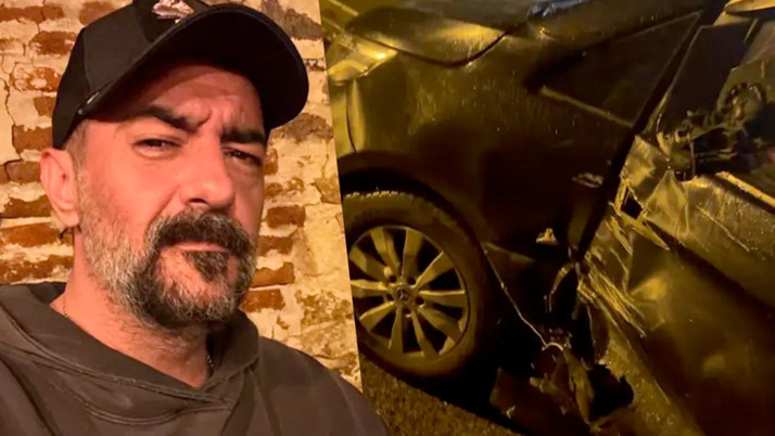 Oyuncu Celil Nalçakan trafik kazası geçirdi