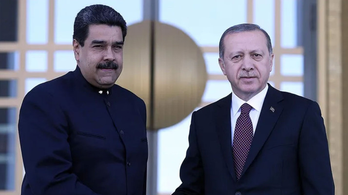 Cumhurbaşkanı Erdoğan, Nicolas Maduro ile görüştü