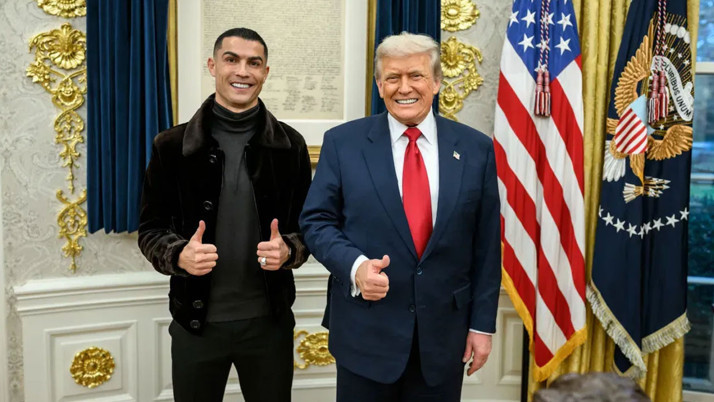 Trump’tan Ronaldo’ya övgü: Ondan daha iyisi yok
