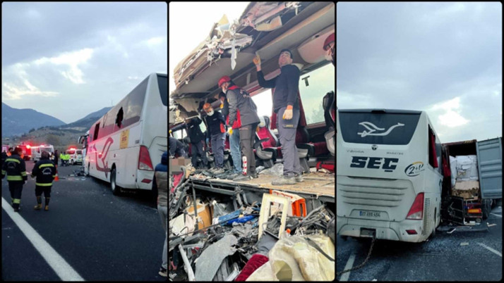 Osmaniye’de yolcu otobüsü devrildi: Yaralılar var...