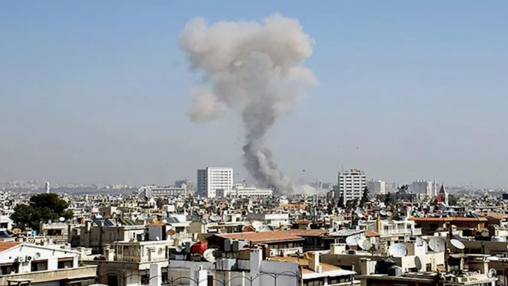 Suriye'nin başkenti Şam'da patlama meydana geldi