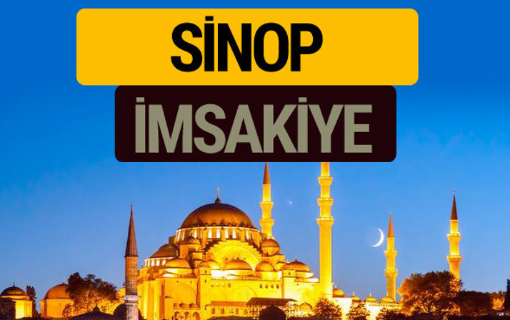 Sinop İmsakiye 2018 iftar sahur imsak vakti ezan saati