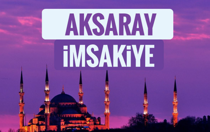 2018 İmsakiye Aksaray- Sahur imsak vakti iftar ezan saatleri