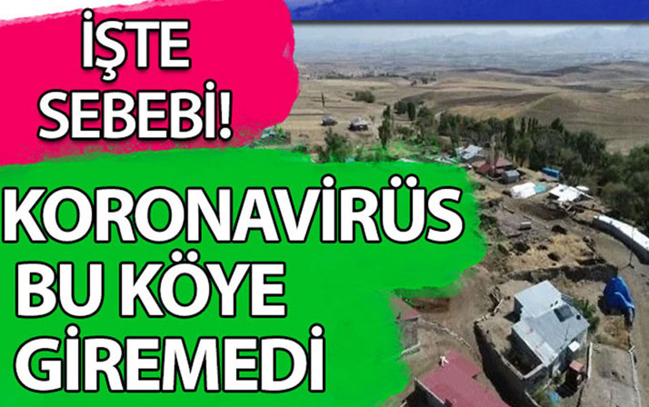 Koronavirüs bu köye giremedi, işte nedeni!