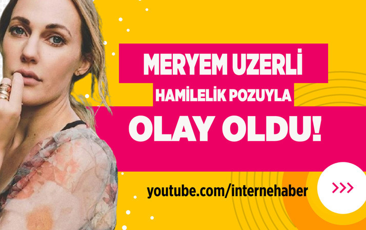 Meryem Uzerli hamilelik pozuyla olay oldu!