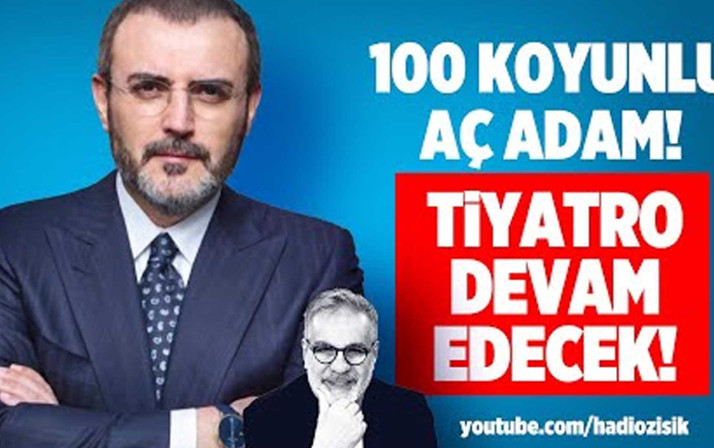 ''Açım'' diyen adamın 100 koyunu çıkarsa tiyatro çöker!