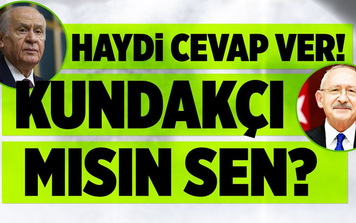 Devlet Bahçeli Kılıçdaroğlu'na öyle bir soru sordu ki!