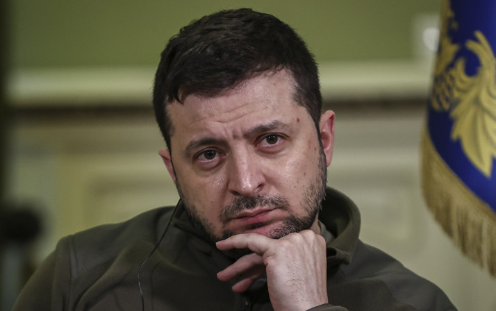 Zelenskiy, Ukrayna'nın dün geceden beri yoğun Rus hava saldırısı altında olduğunu belirtti