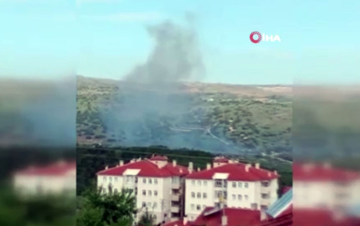 Ankara'da MKE roket ve patlayıcı fabrikasında yangın çıktı!