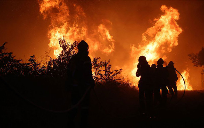 20 göçmen orman yangınında feci şekilde can verdi! Son anları ve yalvarışları kameraya böyle yansıdı