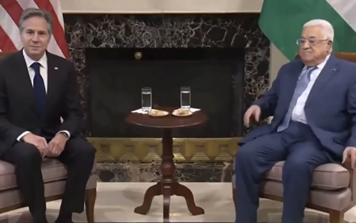 Mahmut Abbas'tan ABD Dışişleri Bakanı Blinken'e soğuk terler döktüren şaka!