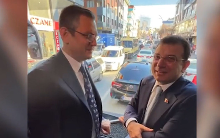 İmamoğlu Özel'in lafını ağzına tıkadı! O anlar böyle görüntülendi