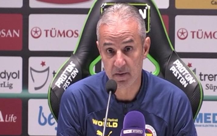 Fenerbahçe Teknik Direktörü İsmail Kartal'ın basın toplantısına bir kişi katıldı