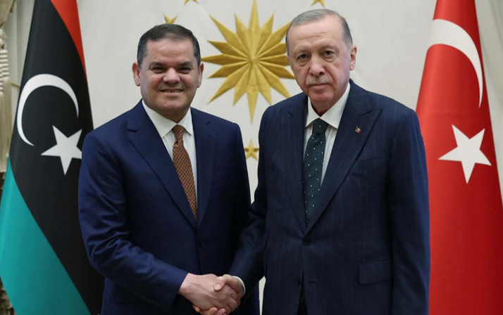 Cumhurbaşkanı Erdoğan, Libya Başbakanı Dibeybe'yi konuk etti