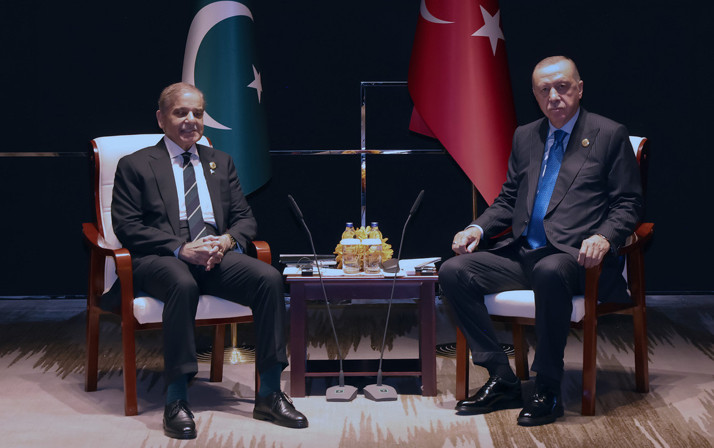 Cumhurbaşkanı Erdoğan, Pakistan Başbakanı Şerif'i kabul etti