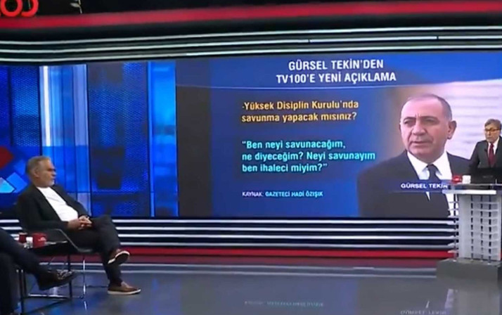 Gürsel Tekin, Hadi Özışık’a konuştu: Ben ihaleci miyim?