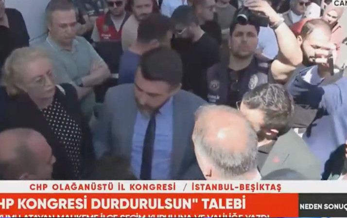 CHP İstanbul İl Kongresi'ne icra heyeti geldi: Kongreyi durdurun