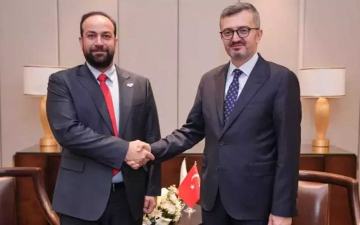 Burhanettin Duran, Suriye enformasyon bakanı ile görüştü