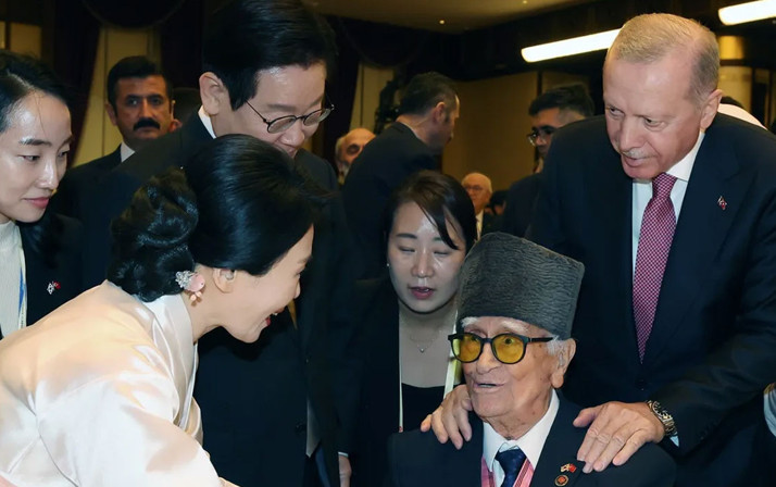 Cumhurbaşkanı Erdoğan, Güney Koreli mevkidaşını gazilerle buluşturdu