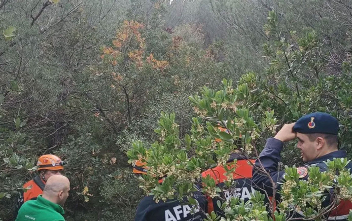 Bursa'da ormanlık alanda mahsur kalan kişi kurtarıldı