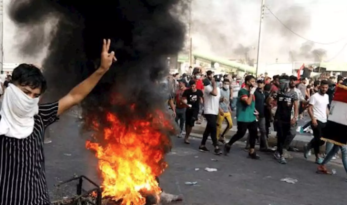 Irak alev alev! Güvenlik güçleri gerçek mermi kullanıyor Çok çarpıcı kareler var - Resim: 9