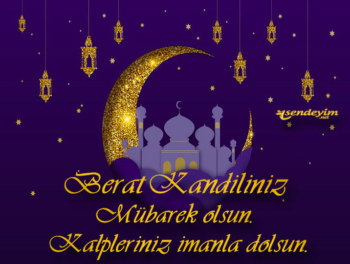 Kandil mesajları resimli Berat Kandili hadisli sözleri aileye, sevdiklerinize yollayın - Resim: 1