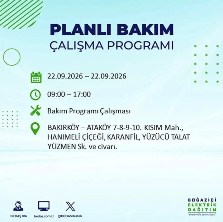 İstanbul iki gün boyunca karanlığa gömülecek! 21-22 Eylül elektrik kesintisi mahalle listesi - Resim: 71