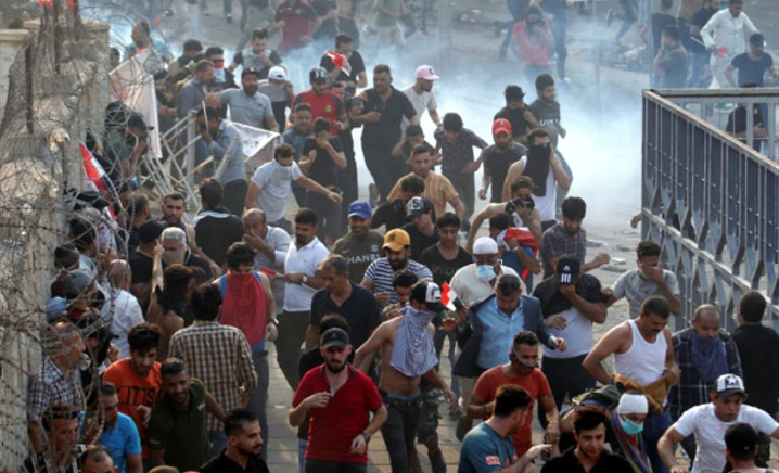 Irak alev alev! Güvenlik güçleri gerçek mermi kullanıyor Çok çarpıcı kareler var - Resim: 4