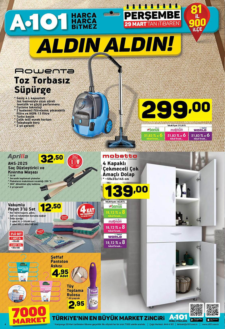 A101 29 Mart aktüel spot ürünleri indirim listesi sizi bekliyor - Resim: 2
