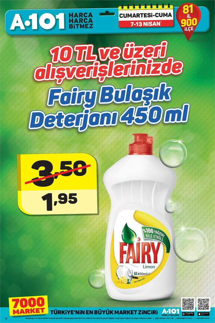 A101 12 Nisan aktüel liste güncel yeni indirimli ürünler - Resim: 2