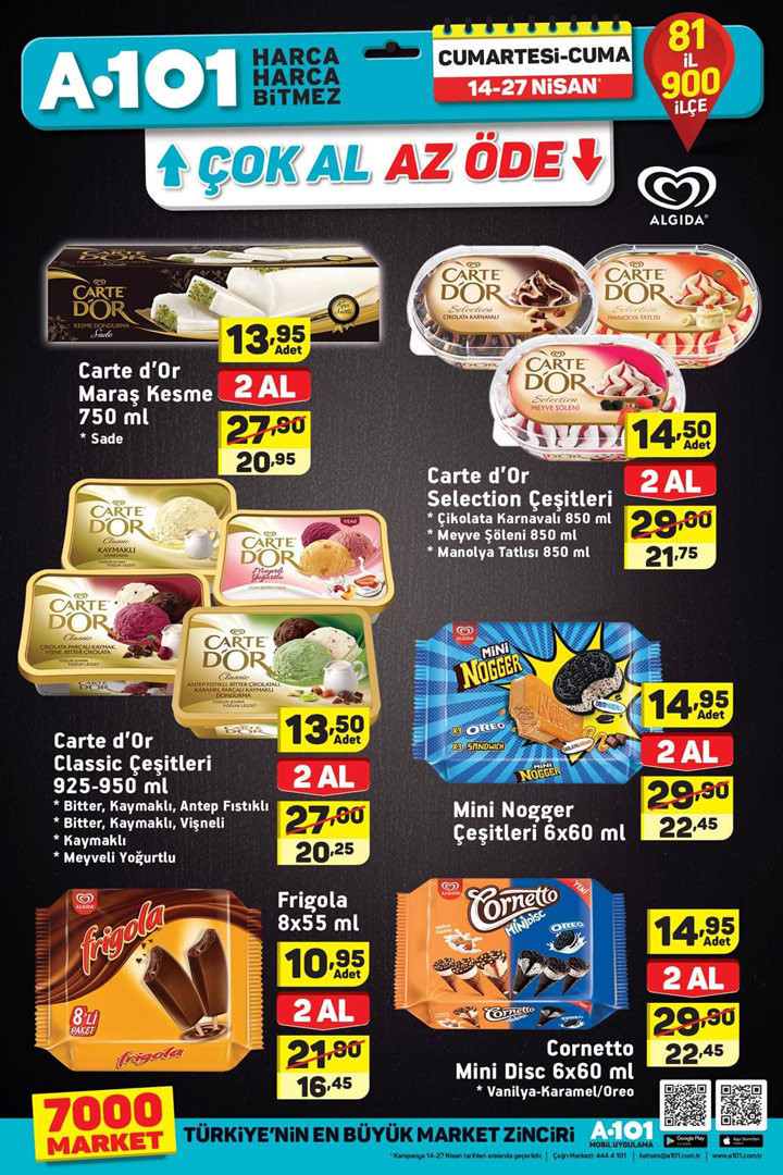 A101 19 Nisan aktüel indirim kataloğu yeni ürünler listesi - Resim: 1