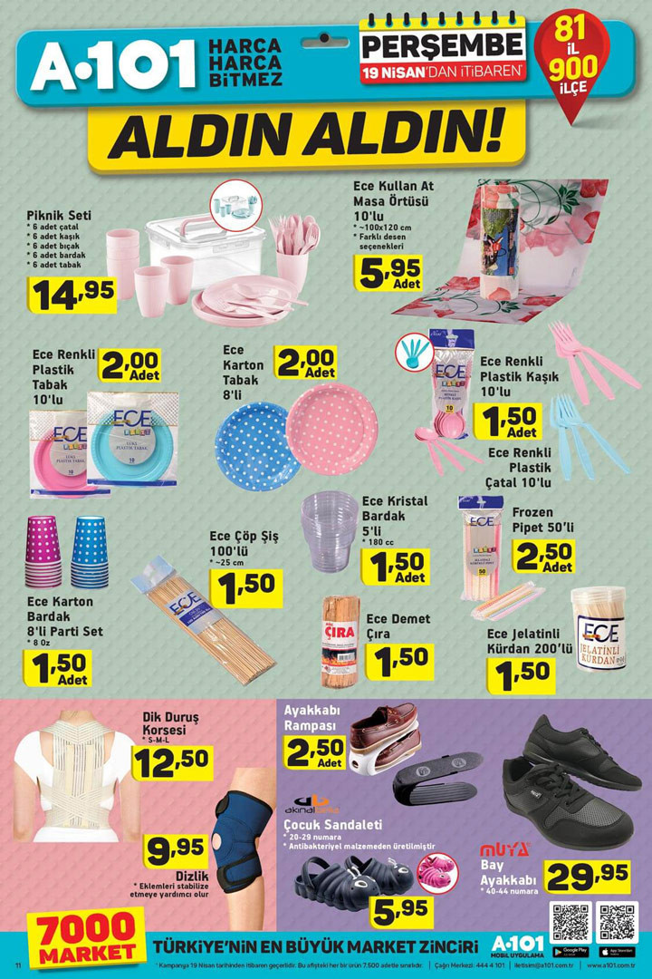 A101 19 Nisan indirim kataloğu aktüel yeni listesi  - Resim: 3
