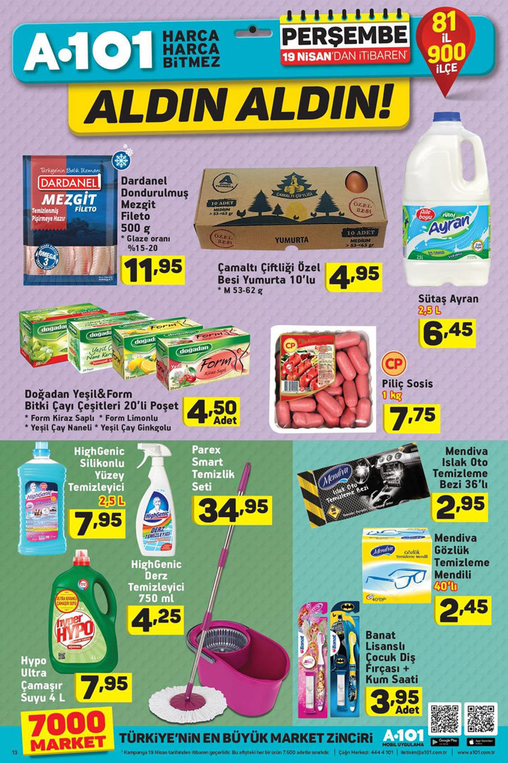 A101 19 Nisan indirim kataloğu aktüel yeni listesi  - Resim: 4