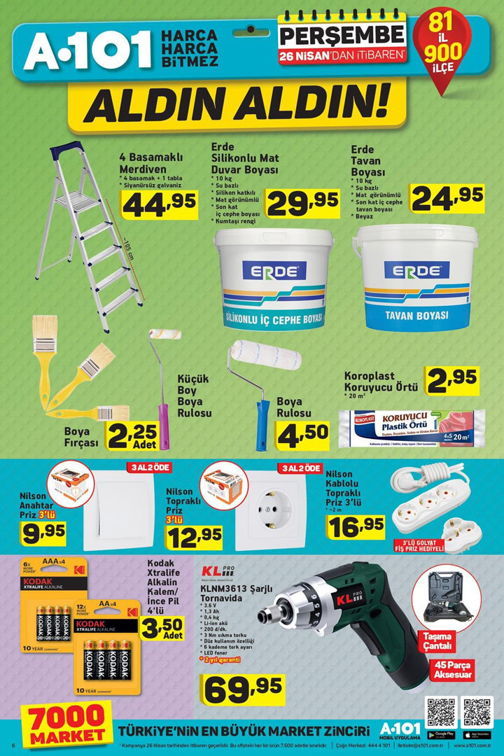 A101 26 Nisan aktüel kataloğ ürünleri-2018 - Resim: 2