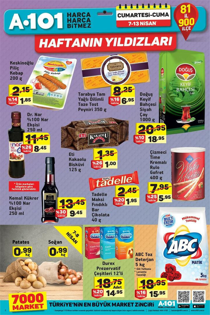 A101 aktüel 12 Nisan indirimleri yeni kataloğ ürünleri listesi  - Resim: 3