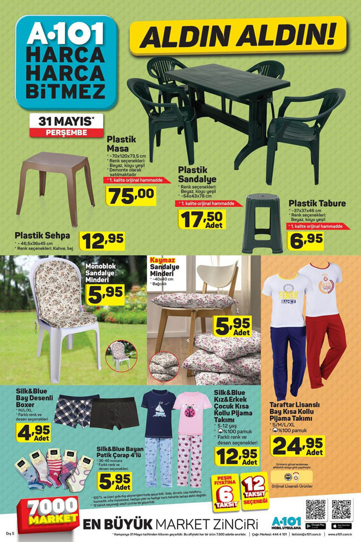 A101 31 Mayıs aktüel fırsat ürünleri güncel yeni kataloğ-2018 - Resim: 1