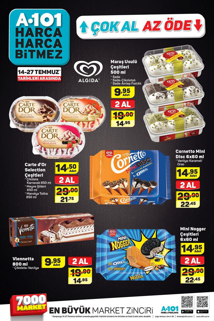 A101 19 Temmuz 2018 aktüel kataloğu indirim broşürü - Resim: 1