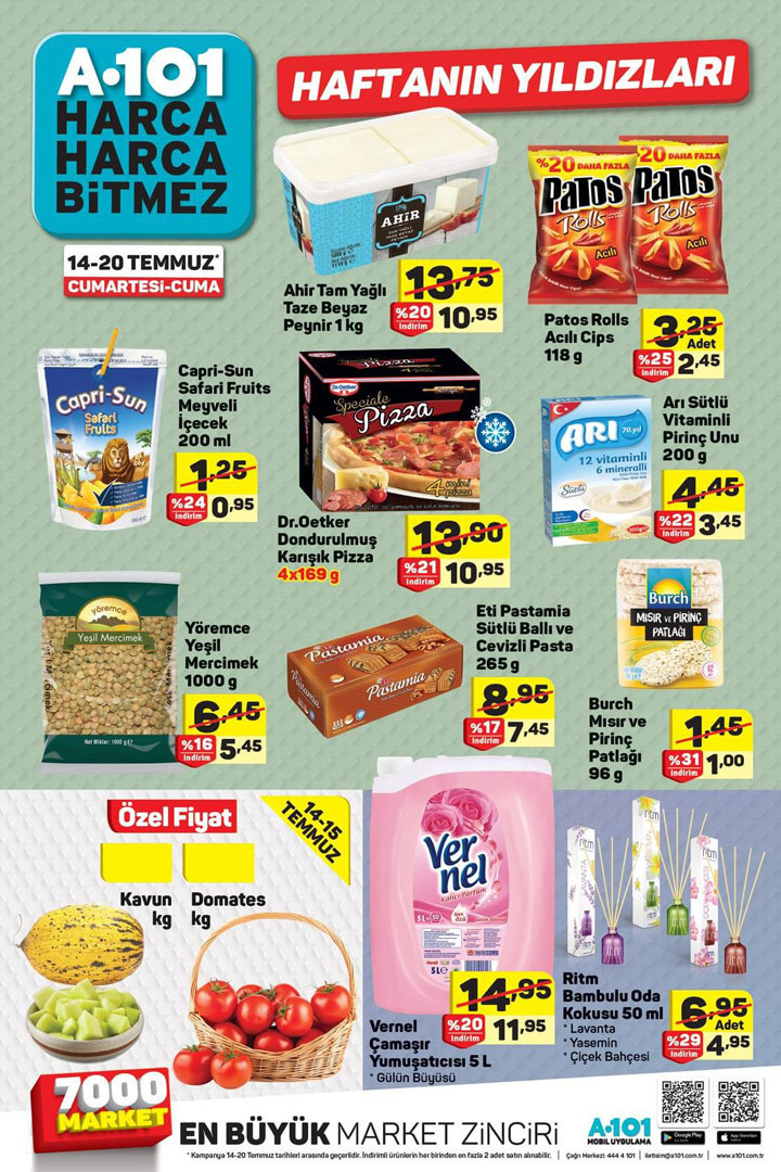 A101 19 Temmuz indirim broşürü 2018 aktüel ürünler - Resim: 2