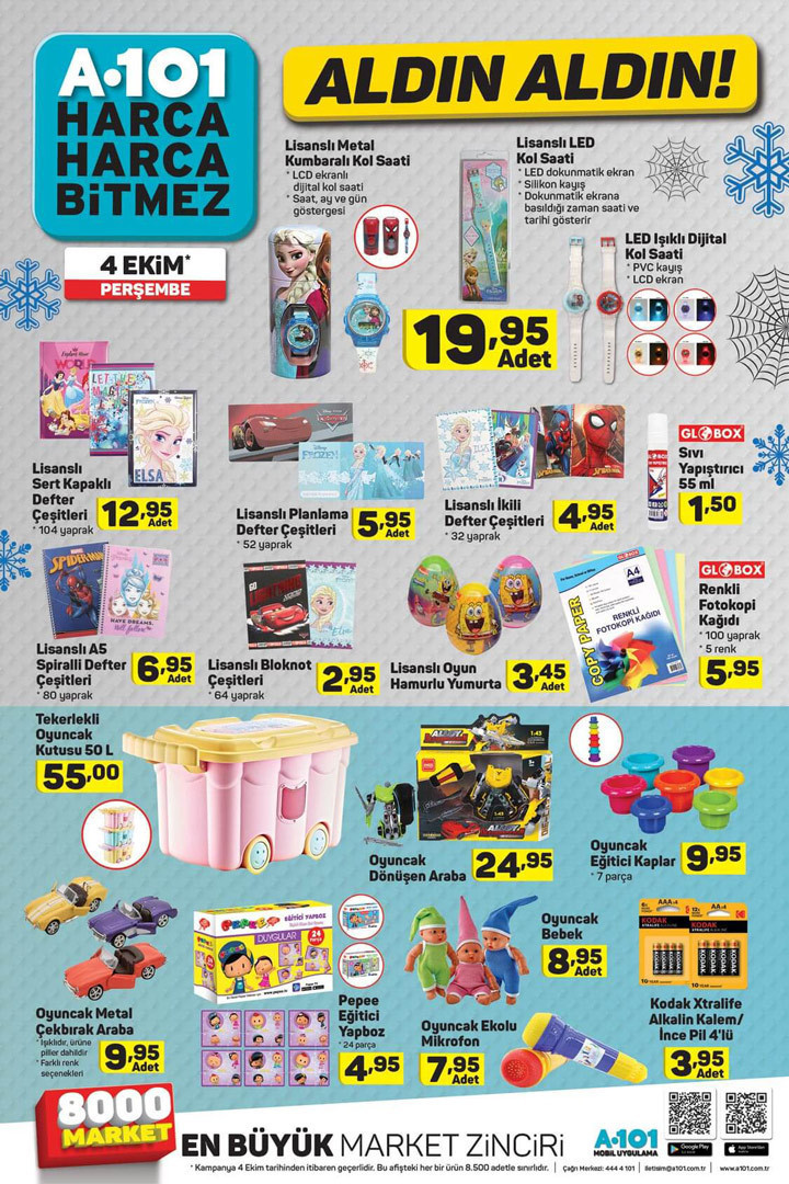 4 Ekim A101 katalog aktüel ürünleri listesi fiyat incelemesi - Resim: 2